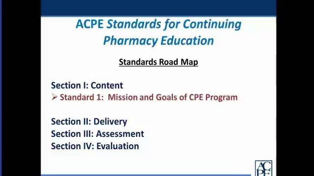 You are currently viewing Standard 1 – Goal and Mission of the CPE Program